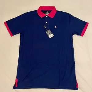 Psycho Bunny Checkered Collar Polo Shirt